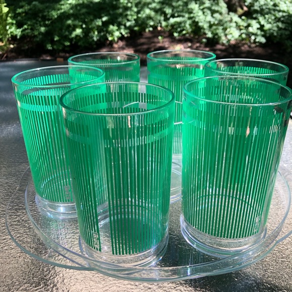 60’s VTG SIGNED Shafford Plastic Drinkware & Appetizer Cup . 8 pc set. Fantastic - Picture 4 of 8